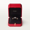 Etincelle de Cartier ring, pear-shaped diamond, paved