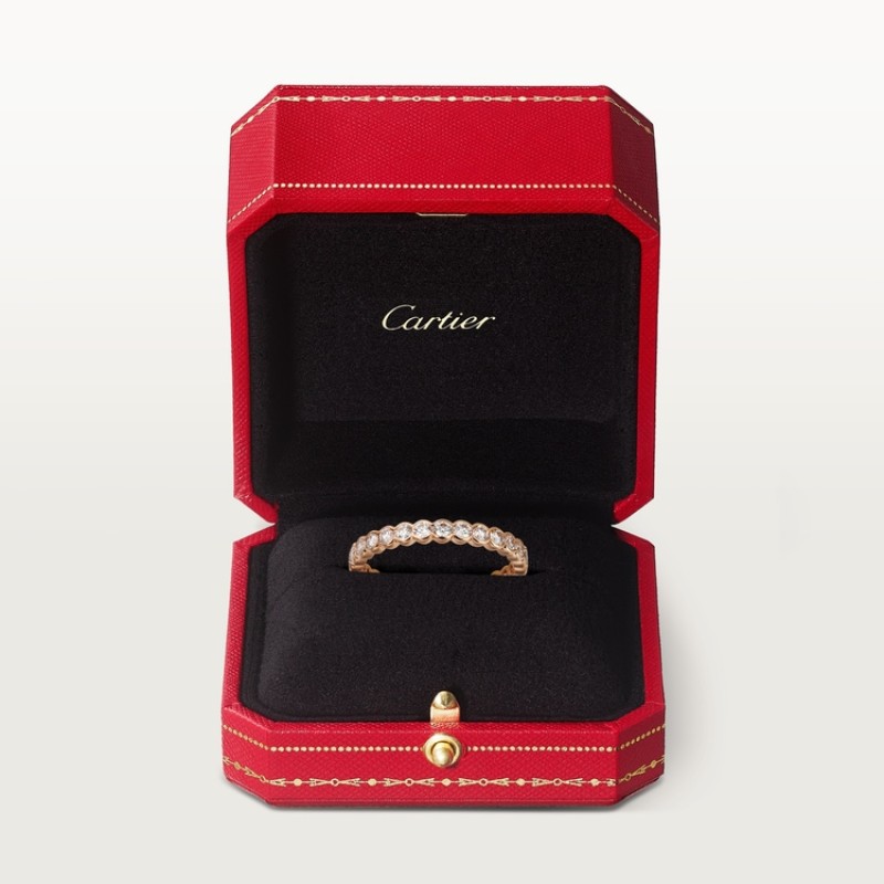 Broderie de Cartier wedding band, diamonds