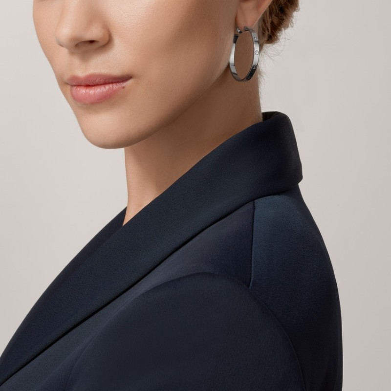 Cartier LOVE hoop earrings, large model