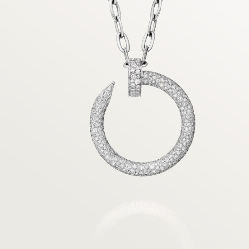 Cartier Juste un Clou long necklace, multiwear, extra-large model, paved Cartier Juste un Clou long necklace, multiwear, extra-large model, paved