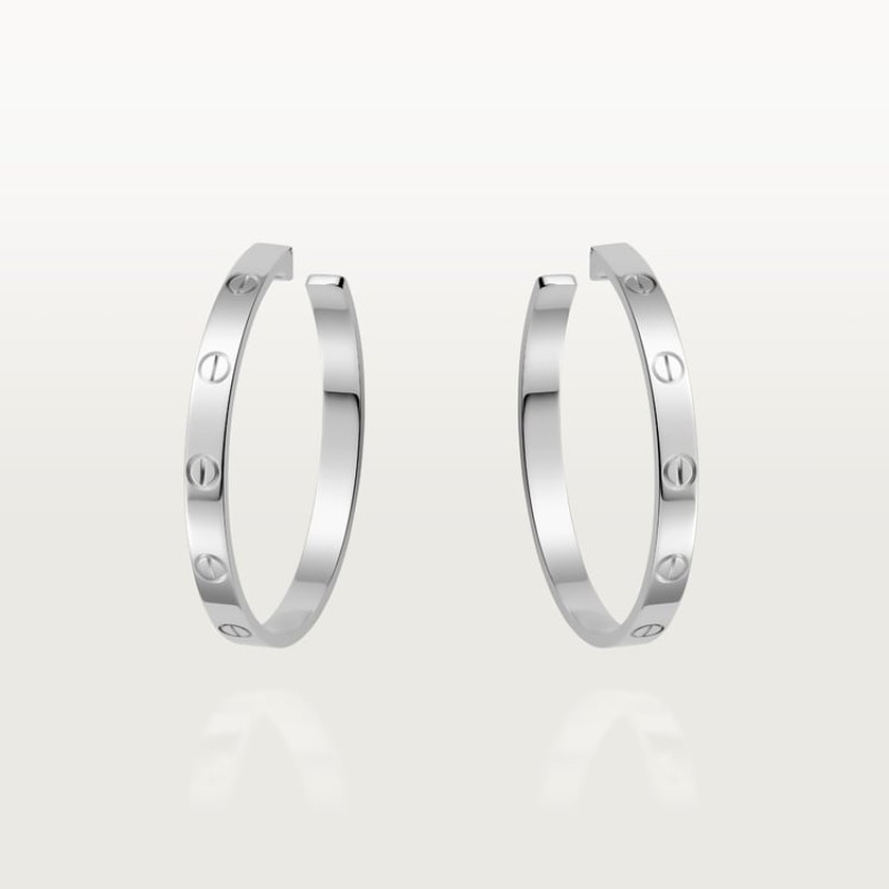 Cartier LOVE hoop earrings, large model