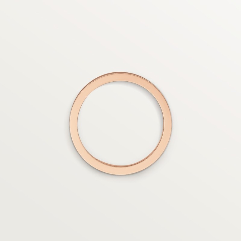 C de Cartier wedding band, 3 mm width