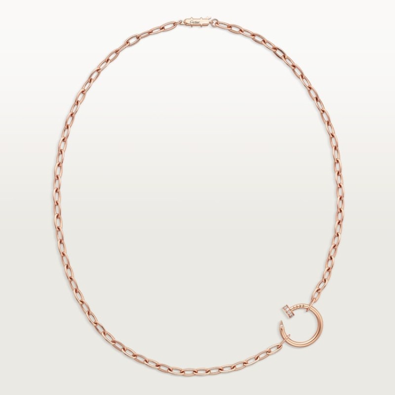 Cartier Juste un Clou necklace, diamonds Cartier Juste un Clou necklace, diamonds
