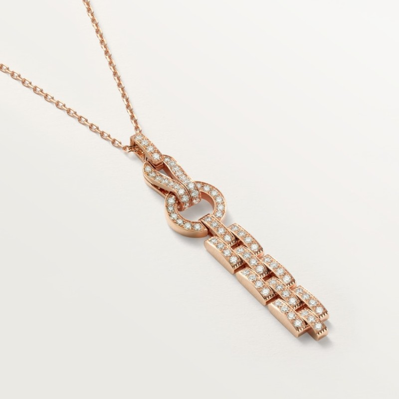 Cartier Agrafe pendant, paved Cartier Agrafe pendant, paved