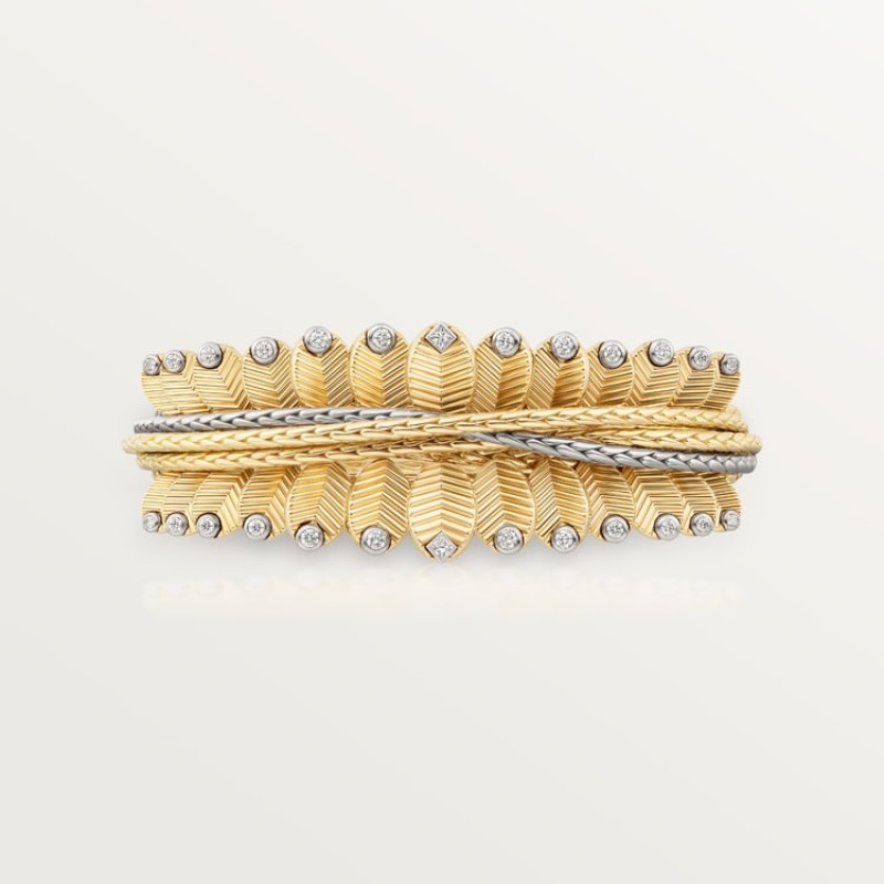 Cartier Grain de Café bracelet, diamonds Cartier Grain de Café bracelet, diamonds