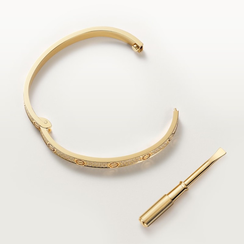 Cartier LOVE bracelet, medium model, paved Cartier LOVE bracelet, medium model, paved