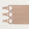 Cartier Agrafe bracelet, medium model, half-paved Cartier Agrafe bracelet, medium model, half-paved