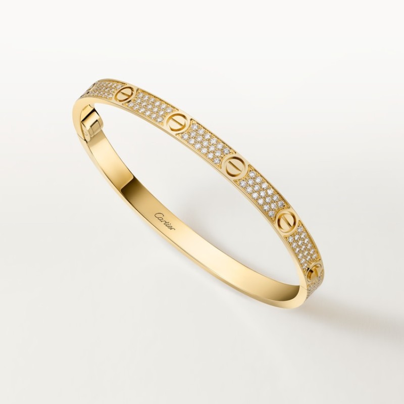 Cartier LOVE bracelet, medium model, paved Cartier LOVE bracelet, medium model, paved