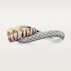 Cartier Trinity two-finger ring, lacquer, paved Cartier Trinity two-finger ring, lacquer, paved