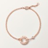 Cartier LOVE bracelet, on chain, 2 diamonds