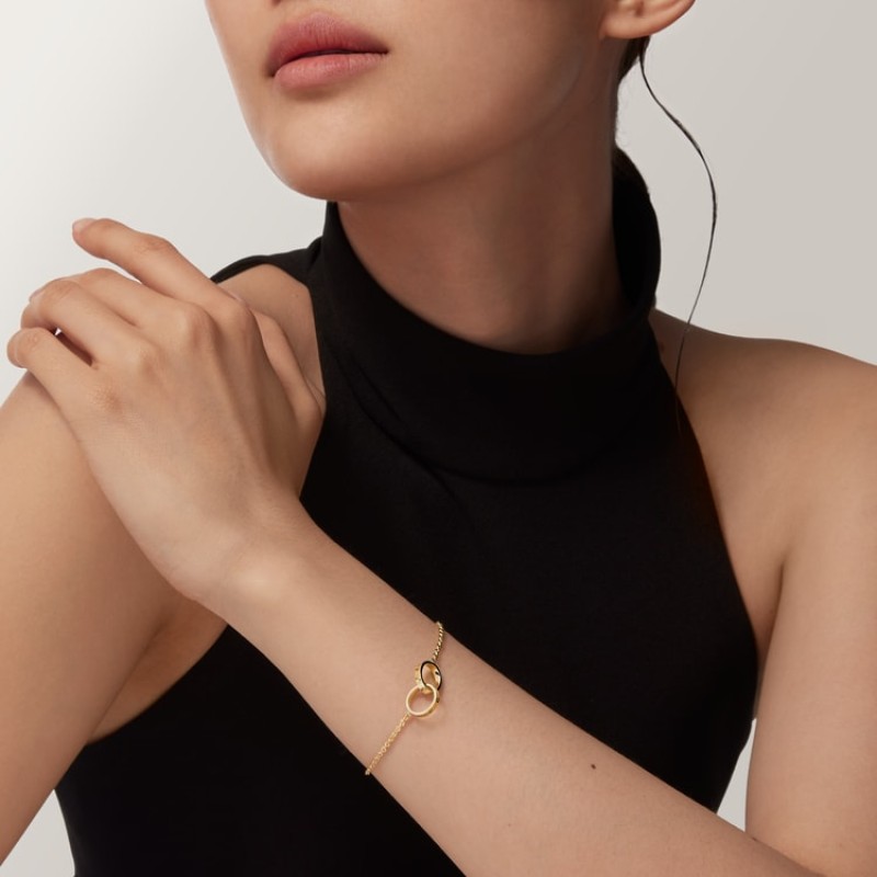 Cartier LOVE bracelet, on chain