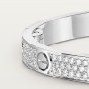 Cartier LOVE bracelet, medium model, paved Cartier LOVE bracelet, medium model, paved