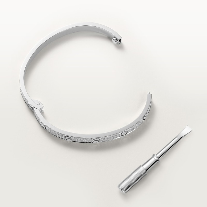 Cartier LOVE bracelet, medium model, paved Cartier LOVE bracelet, medium model, paved