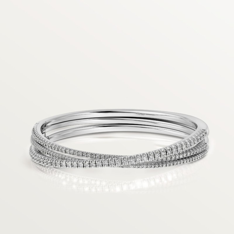 Etincelle de Cartier bracelet, half-paved Etincelle de Cartier bracelet, half-paved