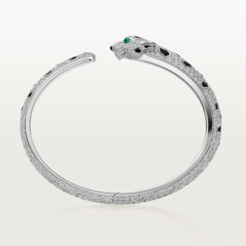 Panthère de Cartier bracelet, medium model, paved