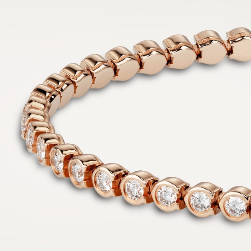 Cartier Lignes Essentielles bracelet, brilliant-cut diamonds