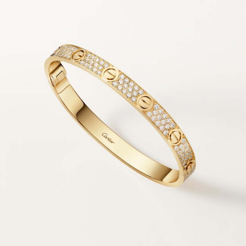 Cartier LOVE bracelet, classic model, paved Cartier LOVE bracelet, classic model, paved