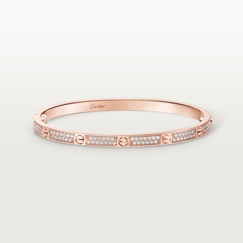 Cartier LOVE bracelet, small model, paved