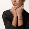 LOVE bracelet, classic model, brushed, 4 diamonds