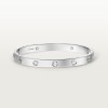 LOVE bracelet, classic model, brushed, 4 diamonds LOVE bracelet, classic model, brushed, 4 diamonds