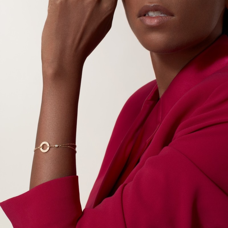 Cartier LOVE bracelet, on chain, 2 diamonds