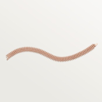 Clash de Cartier bracelet, flexible, double row, paved