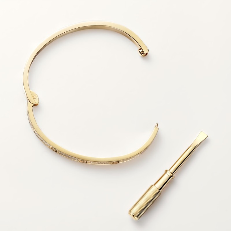 Cartier LOVE bracelet, small model, paved