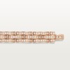 Cartier Maillon Panthère bracelet, triple row, paved