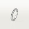 Maillon Panthère wedding band, half-paved Maillon Panthère wedding band, half-paved