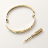 LOVE bracelet, classic model, brushed, 4 diamonds