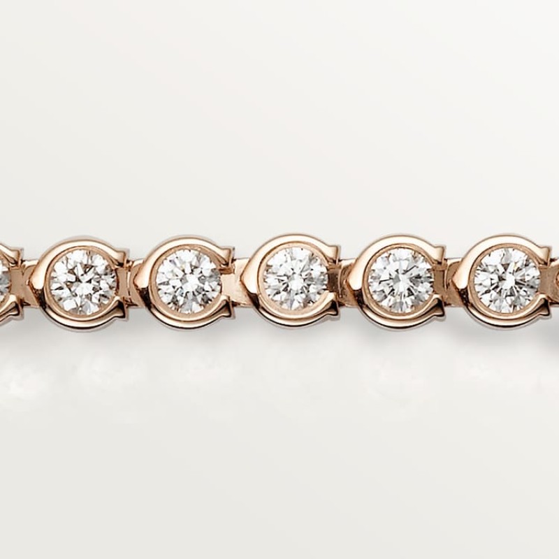 Cartier Lignes Essentielles bracelet, brilliant-cut diamonds