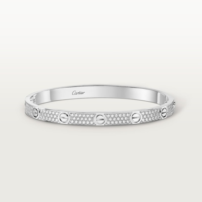 Cartier LOVE bracelet, medium model, paved Cartier LOVE bracelet, medium model, paved