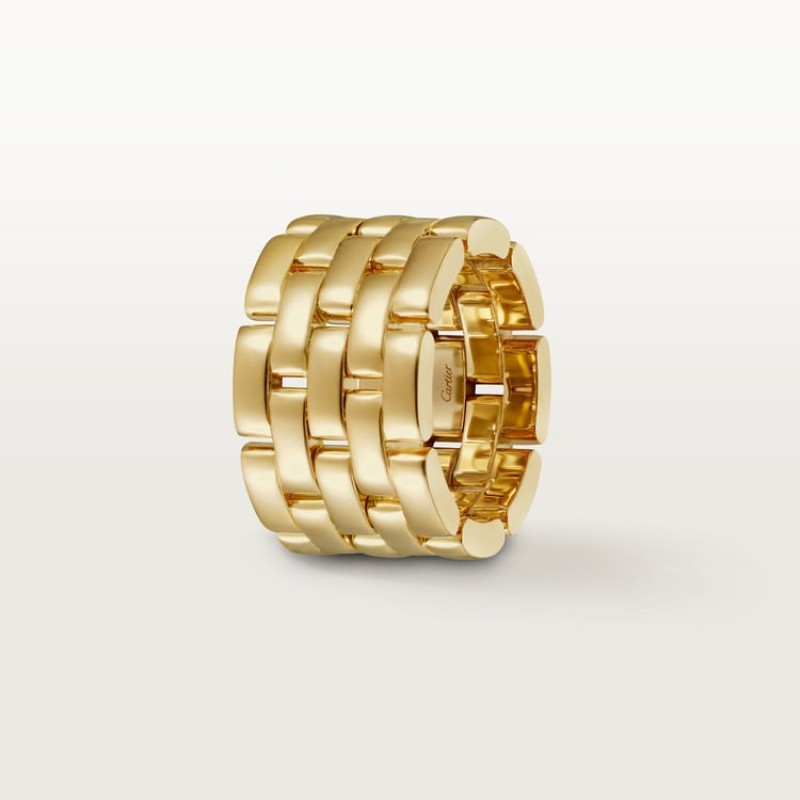 Cartier Maillon Panthère ring, five rows