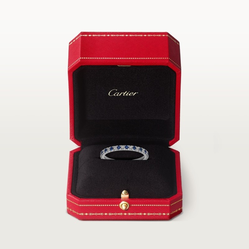 Etincelle de Cartier wedding band, 2 mm width, paved