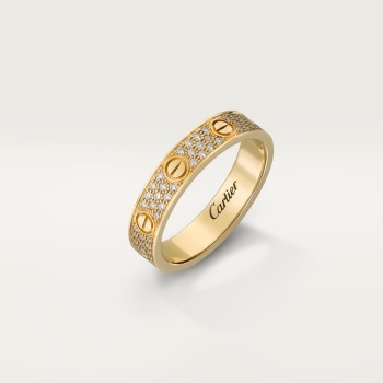 Cartier LOVE ring, small model, paved