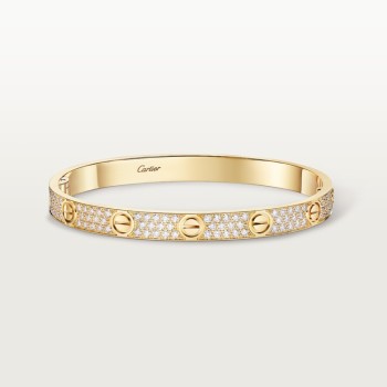 Cartier LOVE bracelet, classic model, paved