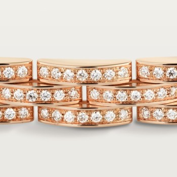 Cartier Maillon Panthère bracelet, triple row, paved