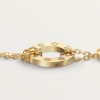 Cartier LOVE bracelet, on chain, 2 diamonds