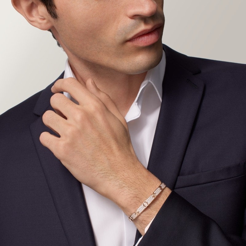 Cartier LOVE bracelet, classic model, paved Cartier LOVE bracelet, classic model, paved