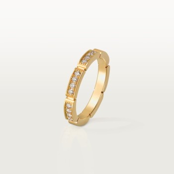 Cartier  Maillon Panthère wedding band, half-paved