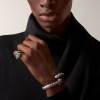 Panthère de Cartier bracelet, black lacquer, paved