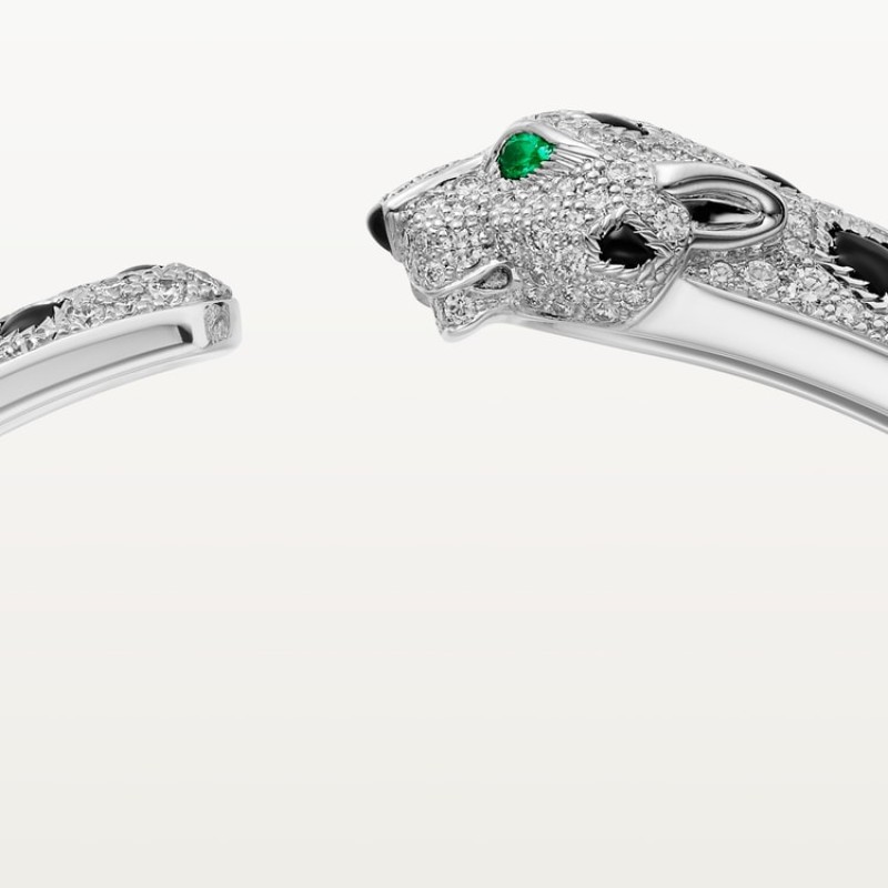 Panthère de Cartier bracelet, medium model, paved