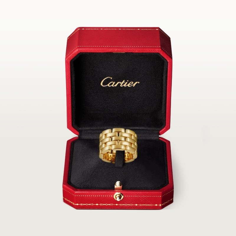 Cartier Maillon Panthère ring, five rows
