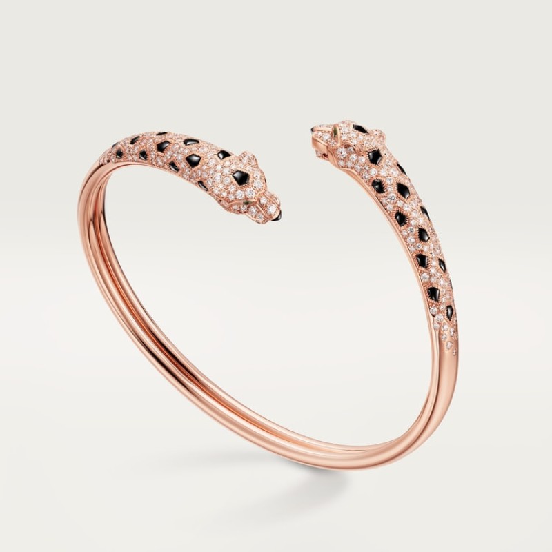 Panthère de Cartier bracelet, small model, half-paved Panthère de Cartier bracelet, small model, half-paved