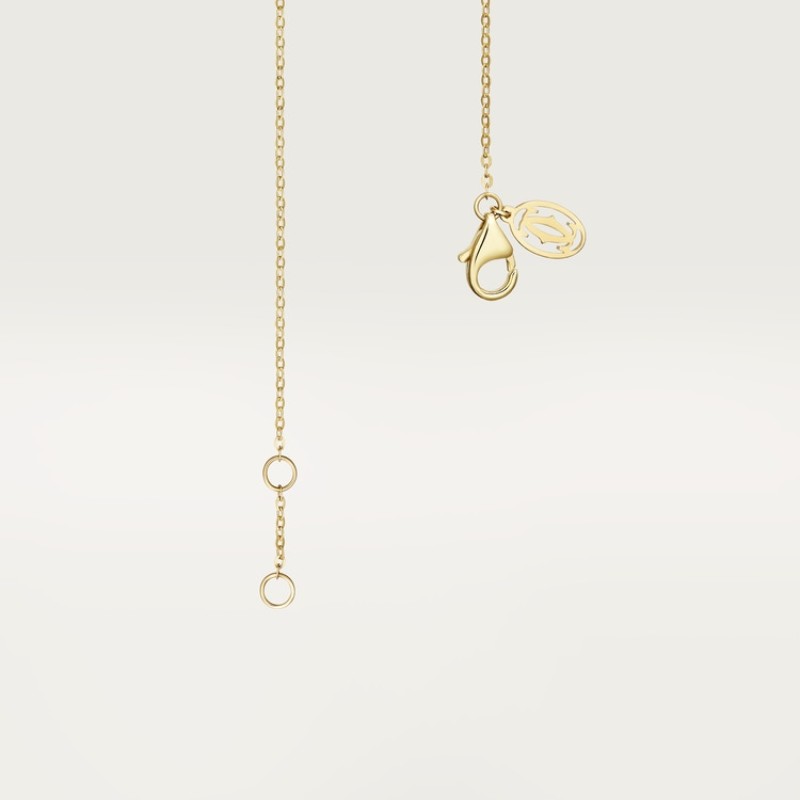 Cartier Trinity bracelet, on chain, 1 diamond Cartier Trinity bracelet, on chain, 1 diamond