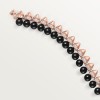 Clash de Cartier bracelet, flexible, onyx, extra-large model, diamonds Clash de Cartier bracelet, flexible, onyx, extra-large model, diamonds