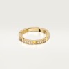Cartier  Maillon Panthère wedding band, half-paved
