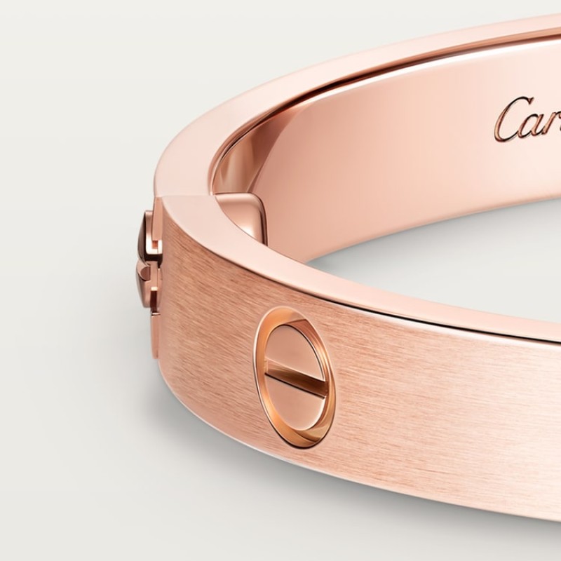 LOVE bracelet, classic model, brushed, 4 diamonds