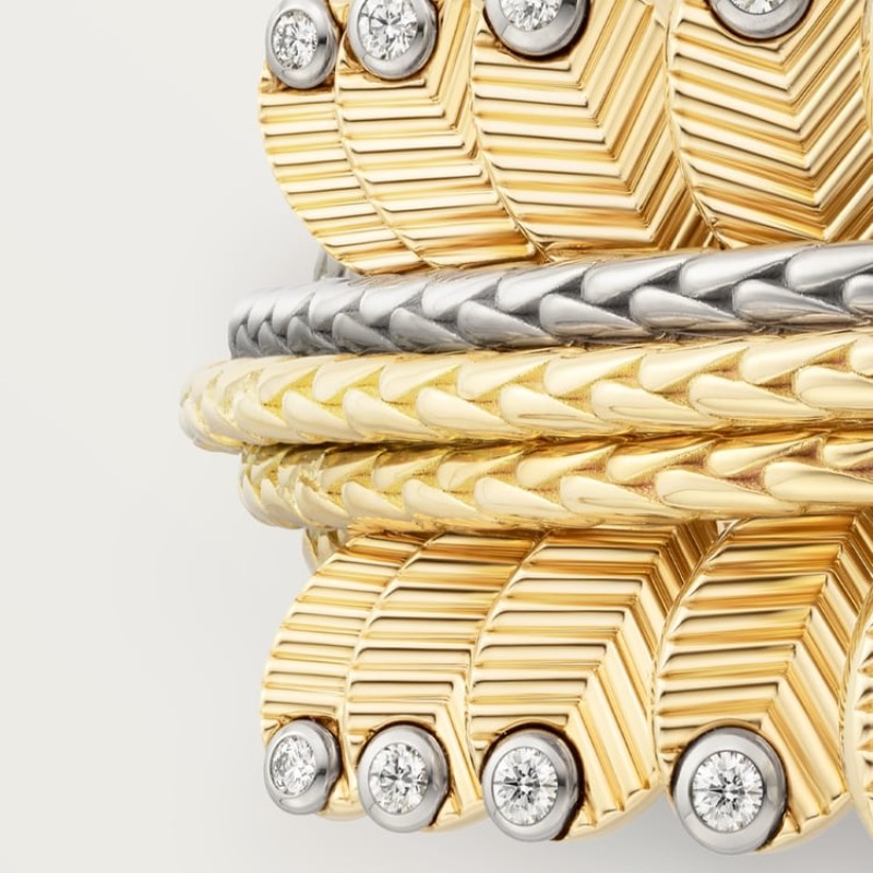 Cartier Grain de Café bracelet, diamonds Cartier Grain de Café bracelet, diamonds