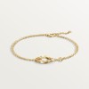 Cartier LOVE bracelet, on chain, 2 diamonds